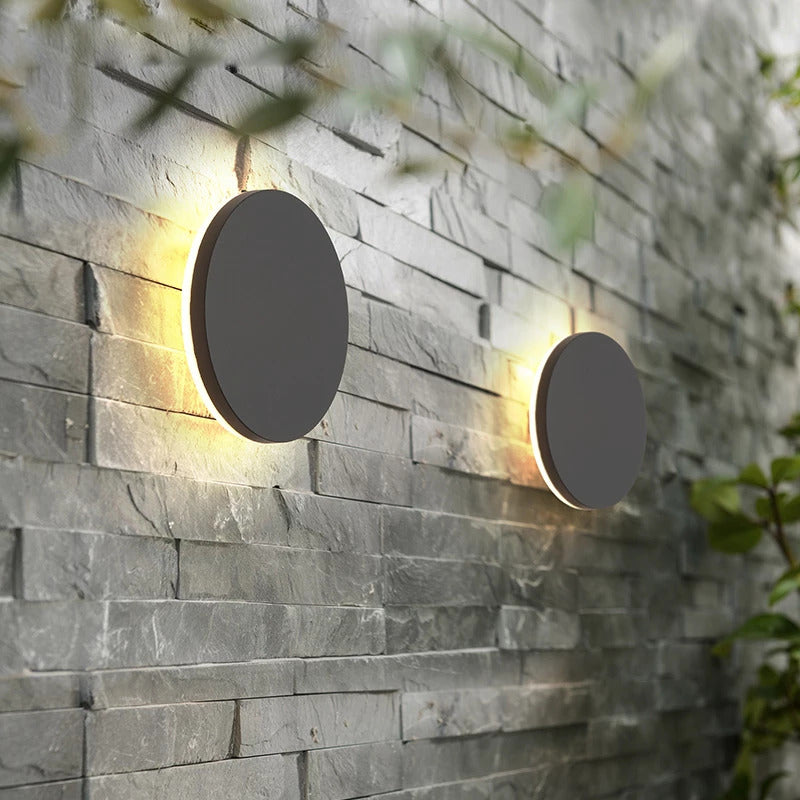 Moderne Minimalistische LED Wandleuchte für den Außenbereich
